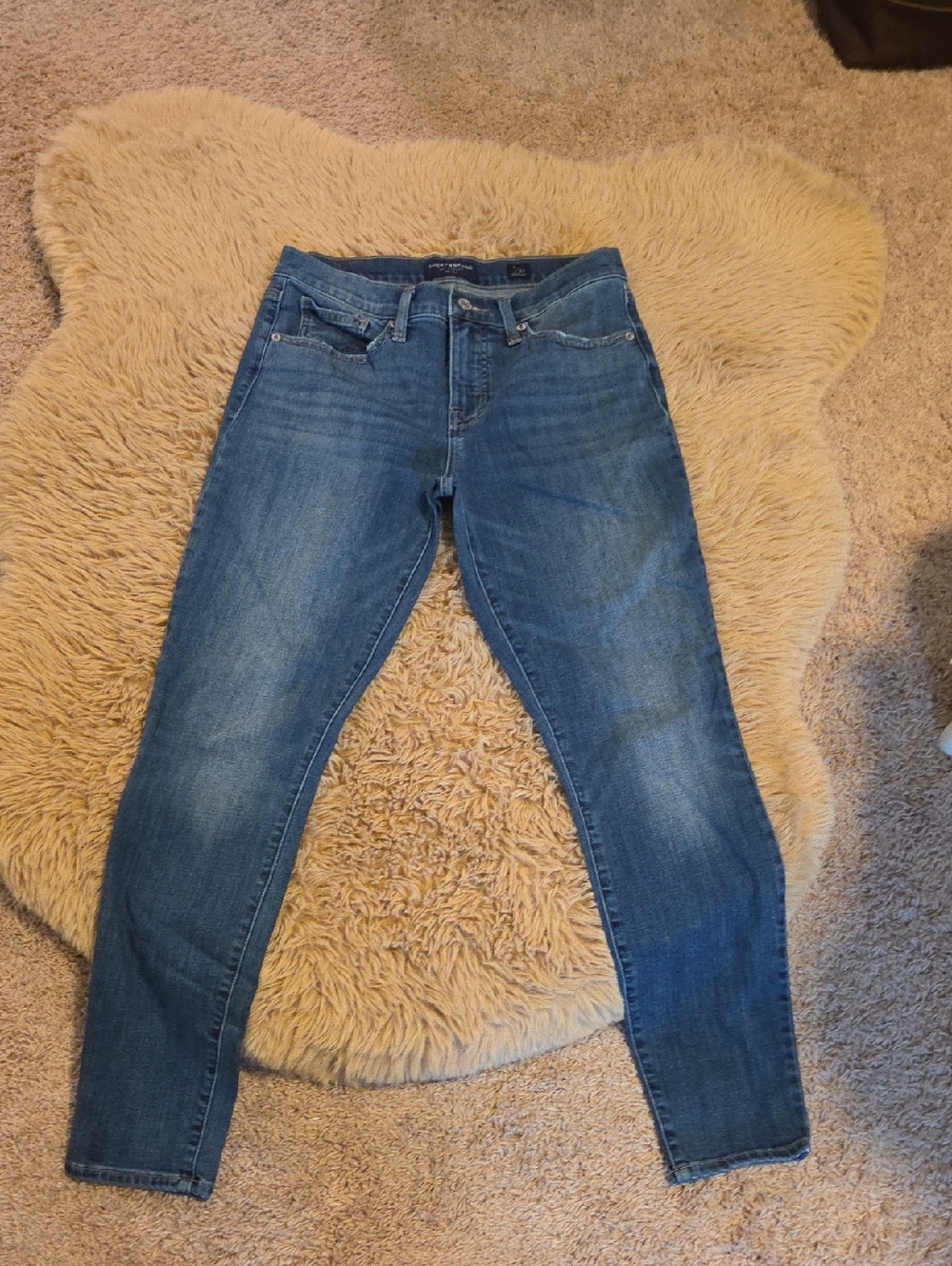 Lucky Brand Women's Mid Rise Skinny Ava Jeans